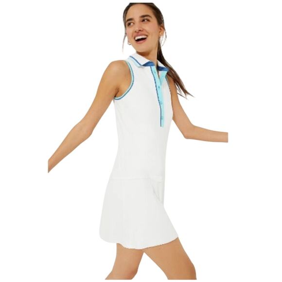Tuckernuck Dresses & Skirts - New Tuckernuck Sport Women's White Lisbon Striped Sterling Tennis Dress Size XXL